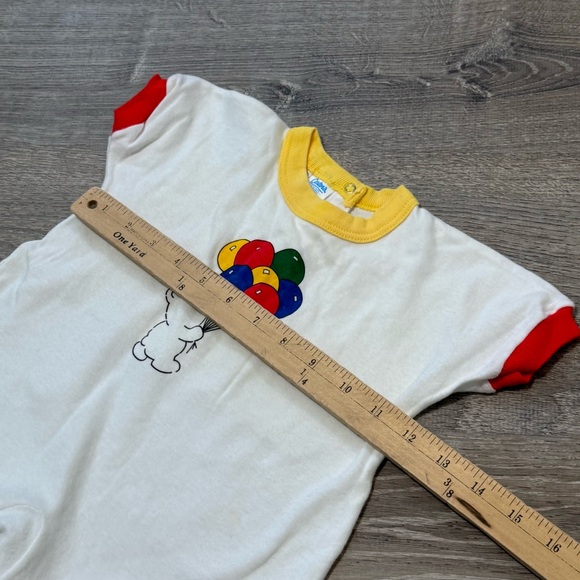 Vintage Carter's Circus Bear Balloons Birthday One Piece Outfit 12m - Picture 5 of 7